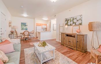 Signature at Southern Oaks_Staged Living Room